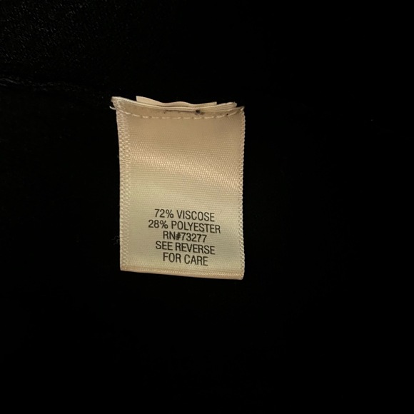 APT.9 Cardigan Sweater Half Button Front Black Office Business Casual Sz MP - Picture 8 of 8